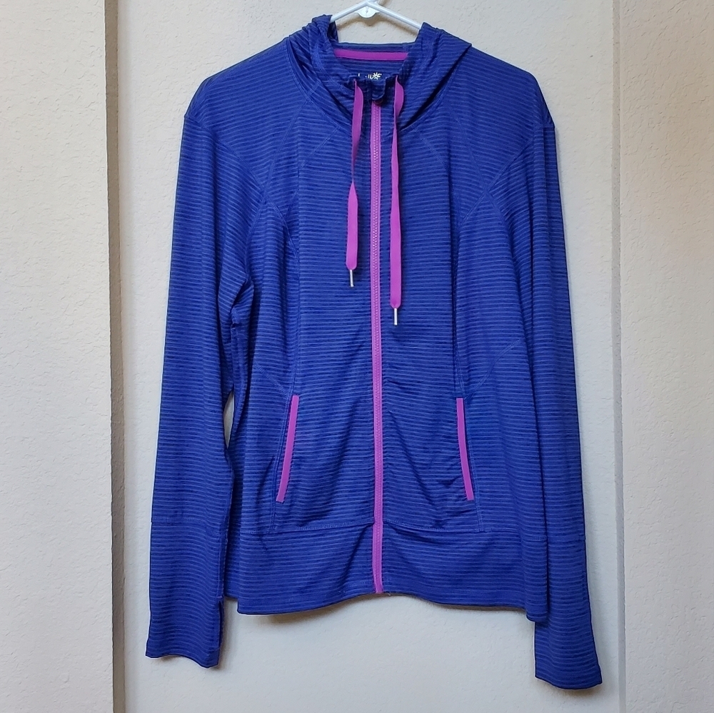 Lukka Athletic Hooded Zip Up Jacket.  Size  XXL